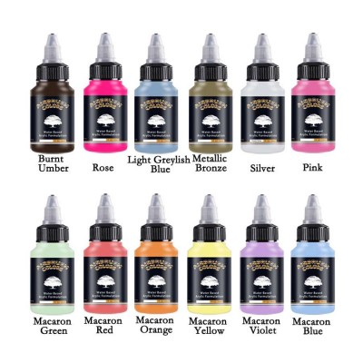 SAGUDIO Waterproof Ready to Airbrush Acrylic Paint 30ml Multi-functional Colors