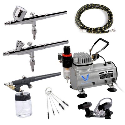 LinhaivetA cake model air brush set mini airbrush compressor spray gun tattoo